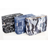 Dripdropbag regenhoes voor schoudertas - waterafstotend polyester - jeans 40 x 30 x 20 cm