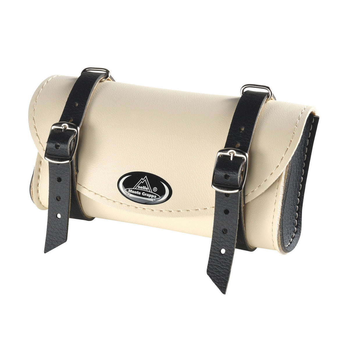 Selle Monte Grappa Saddle Bag Fashion Skay Cream Black