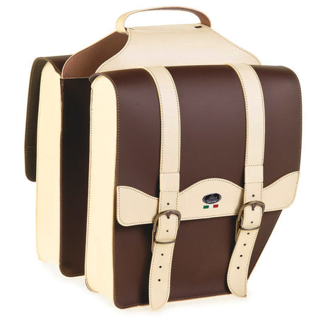 Monte grappa dubbele tas 17l cruiser vintage cream t.dimoro