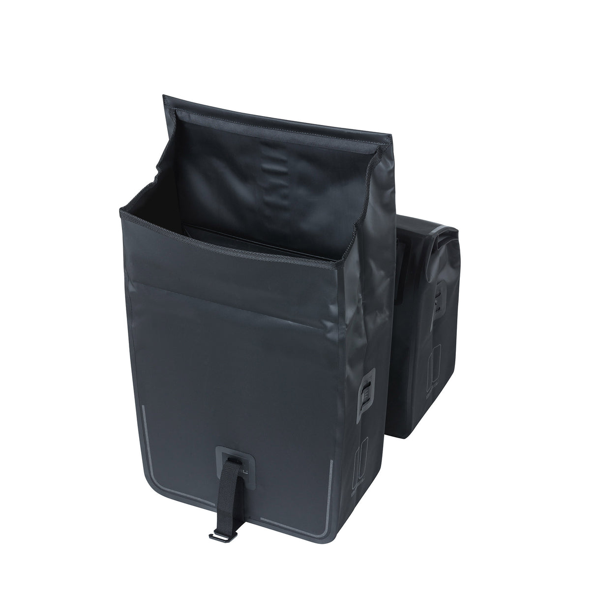 Basil Urban Dry dubbele fietstas, waterdicht, 50L, mat zwart