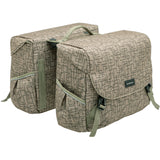Mondi Joy Double fietstas - waterafstotend polyester - Racktime - Ivy Grey