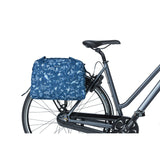 Basil Wanderlust Nawienie całej torby - Blue Rower torebka z nadrukiem dla ptaków - Woda -repellent - 18L