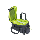 Basil Miles XL Pro Bagasjen trusselpose - vanntett - Sporty - Black Lime - 9-36L - Mik RT -adapterplater