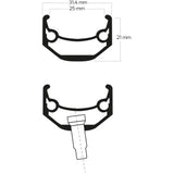 Qibbel velg andra 40 20 406 36g 14g disc alu zwart