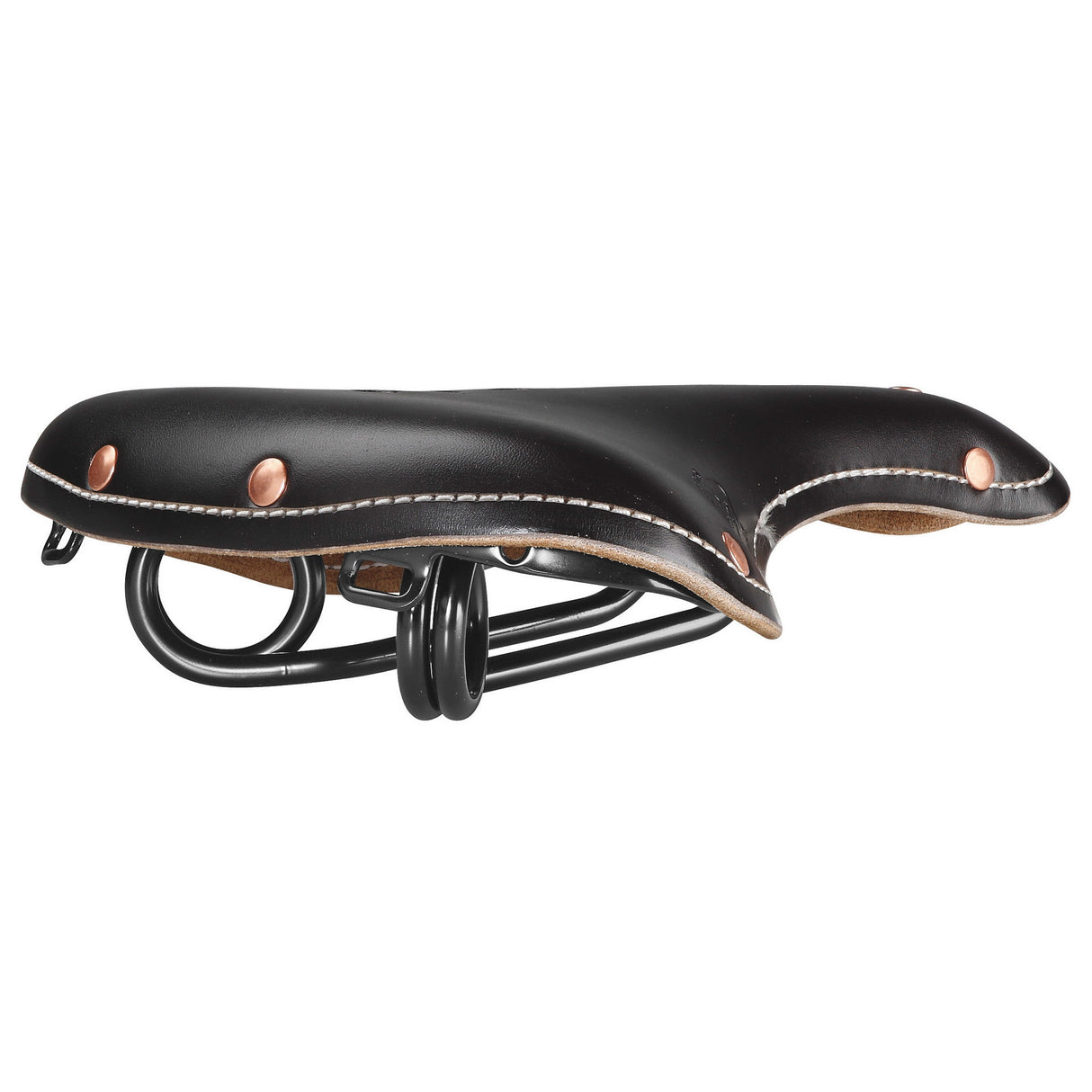 Selle Monte Grappa sedlo Old Frontiers Leather Black