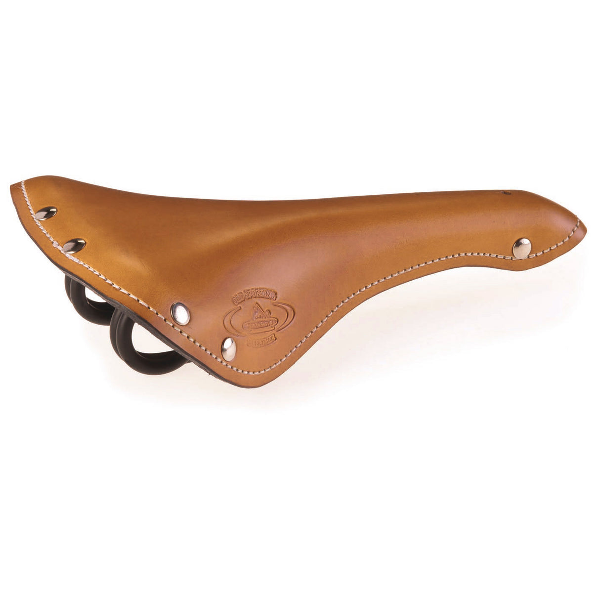 Selle Monte Grappa Saddle Old Sporting Leather Cognac