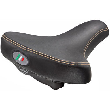 Selle Monte Grappa Saded Seelva Mann schwaarz mat Fieder