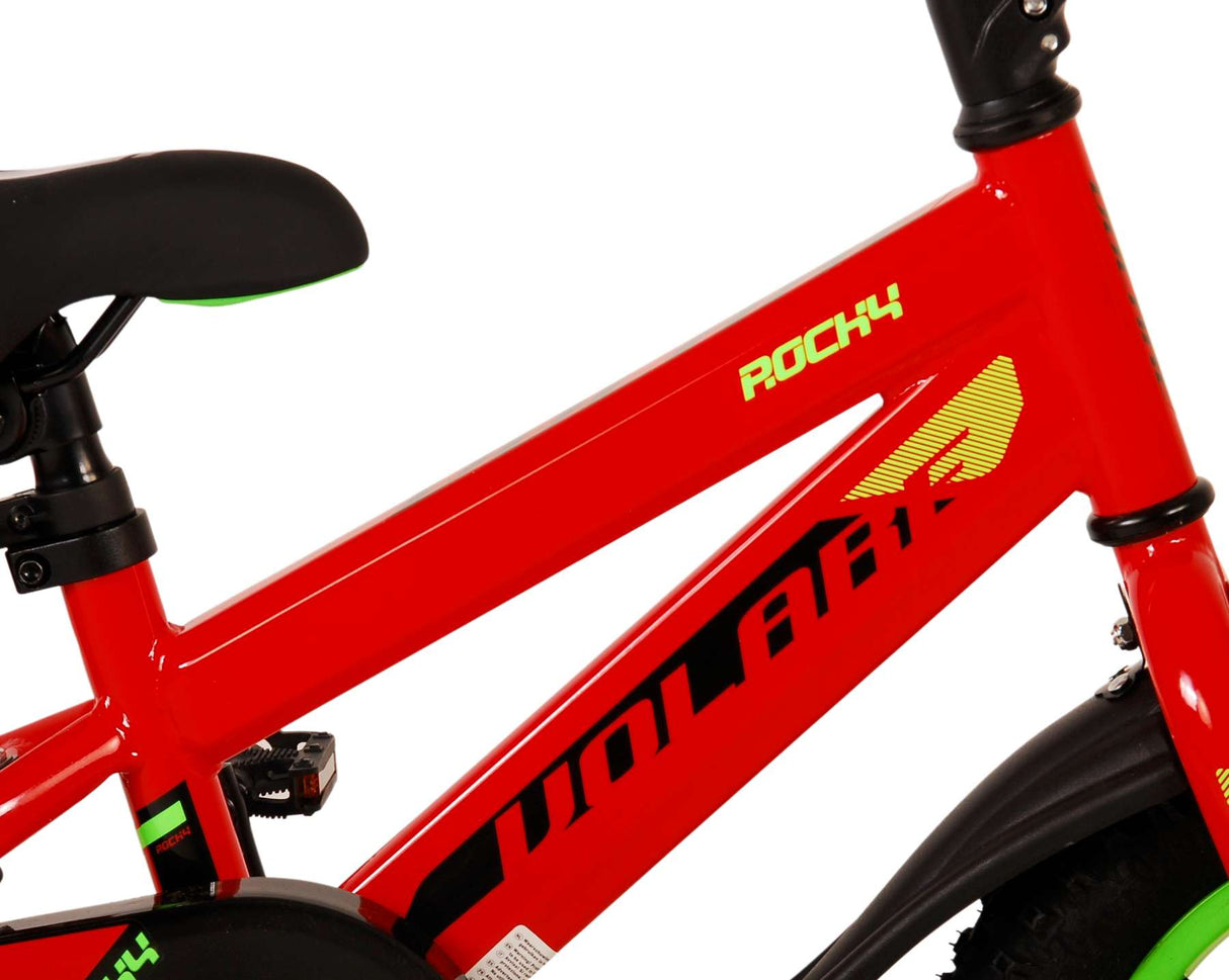 Bicicleta para niños Rocky de Vlare - Niños - 12 pulgadas - Rojo