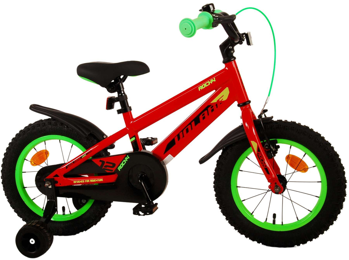 Bicicleta para niños Rocky de Vlare - Niños - 14 pulgadas - Rojo