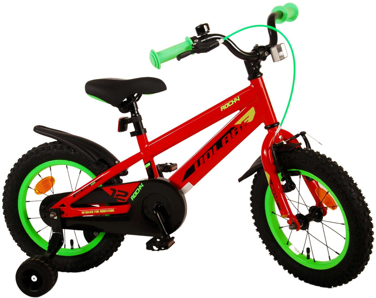 Volare Rocky Children's Bicycle - Drenge - 14 tommer - rød