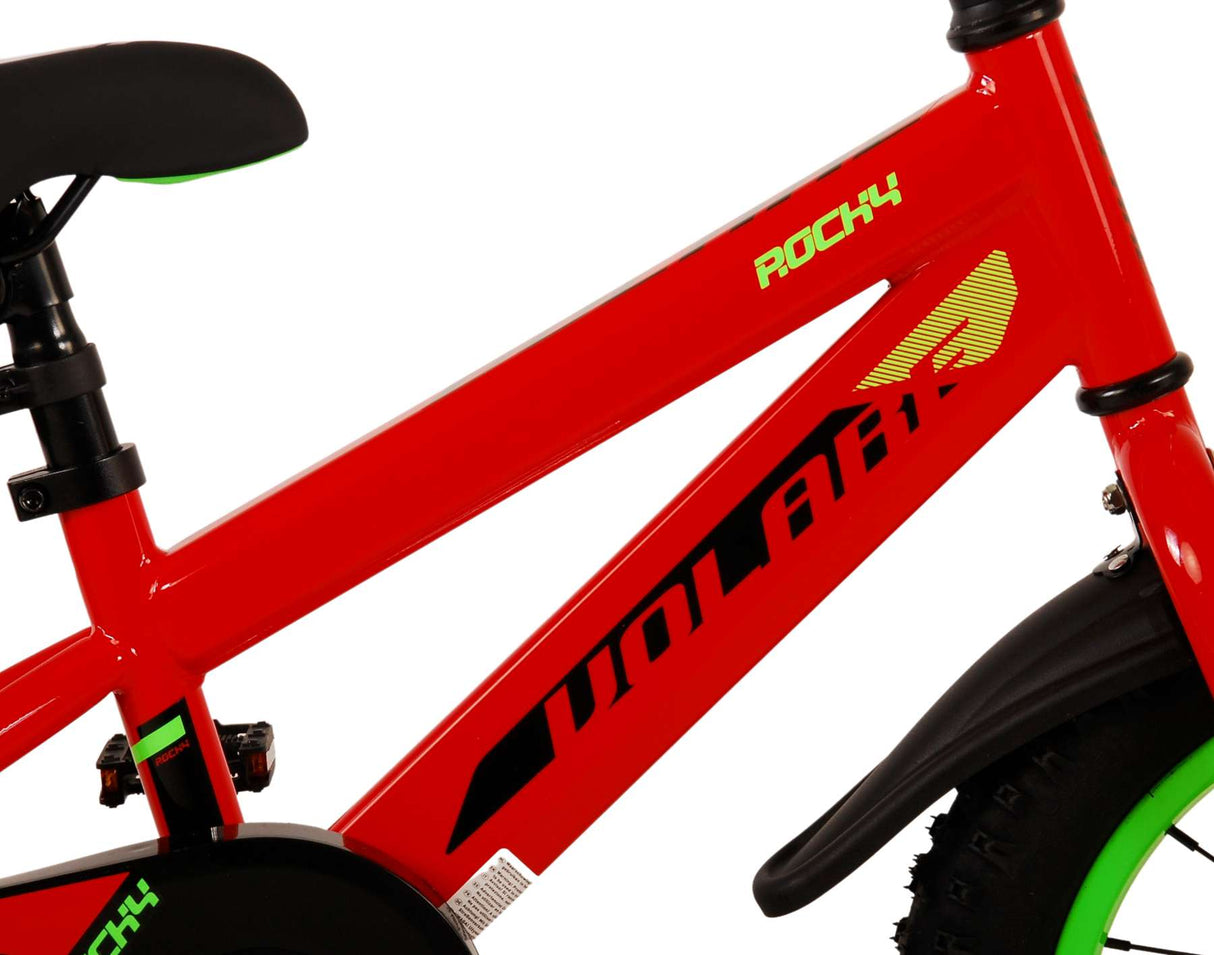 Bicicleta para niños Rocky de Vlare - Niños - 14 pulgadas - Rojo