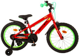 Volare Rocky Children's Bike Boys 18 pulgadas Red dos manos de la mano