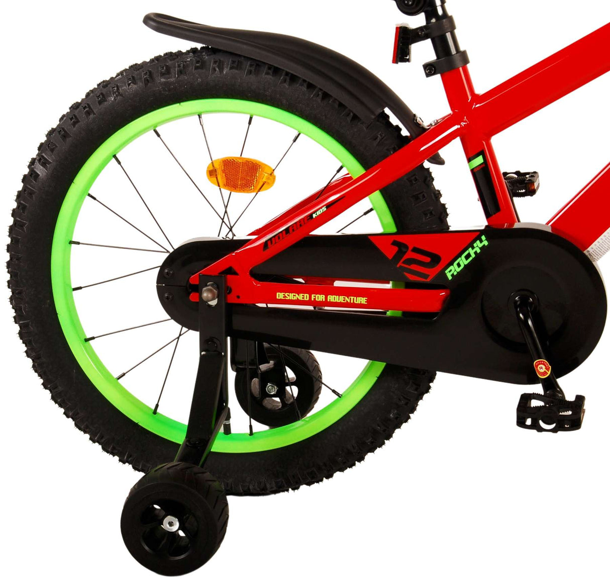 Volare Rocky Children's Bicycle - Boys - 18 Inch - Red