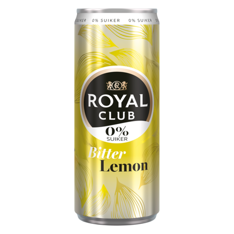 Royal club bitter lemon 0% blik (12x 25 cl)