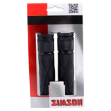 Simson Handvatten Comfort zwart - Optimaal comfort, goede grip, geschikt voor alle fietsen (92mm)