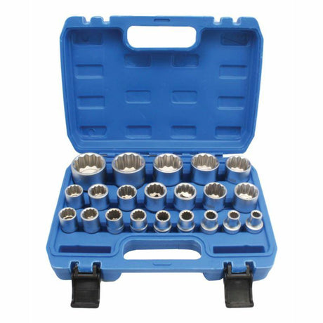 Satra socket set 12-kątowa 1 2 kort 21el.