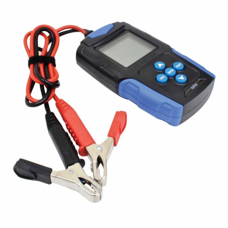 Satra batterijtester lcd 12 24v