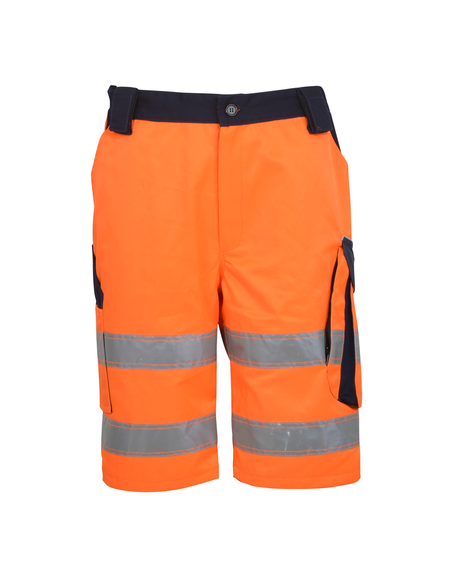 Beta oranje korte waarschuwingsbroek m
