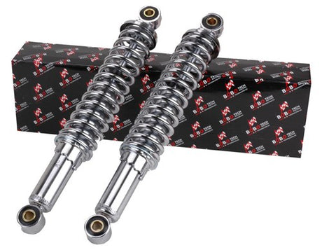 Bobotech schokbreker-set tomos maxi 320mm chr