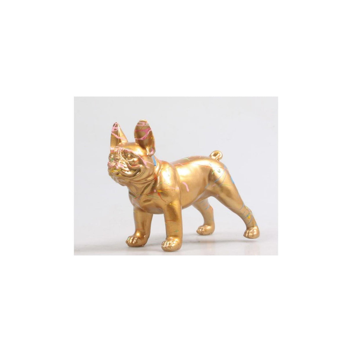 Stoobz design stoobz hond franse bulldog 16cm 4 assorti