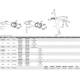 Tige Murex HPS 80 mm argent polonais