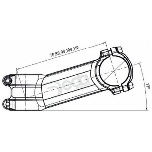 Deda deda nok nič 70 mm Bob alu 73-17gr. 31.7 mm OEM