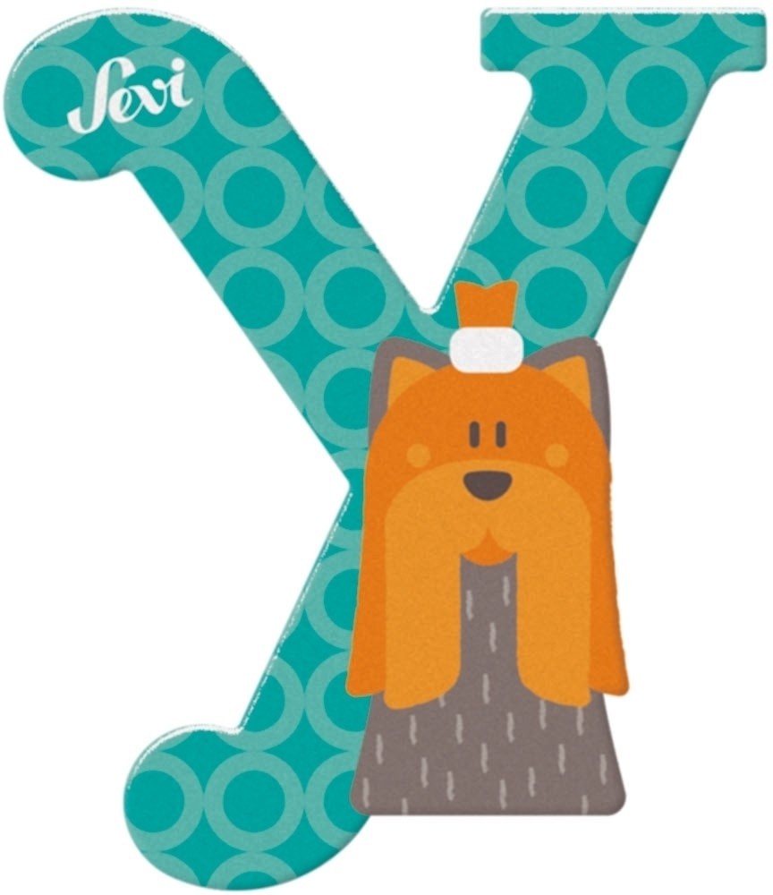Sevi letter y yorkshire terrier: 10 cm (83025)