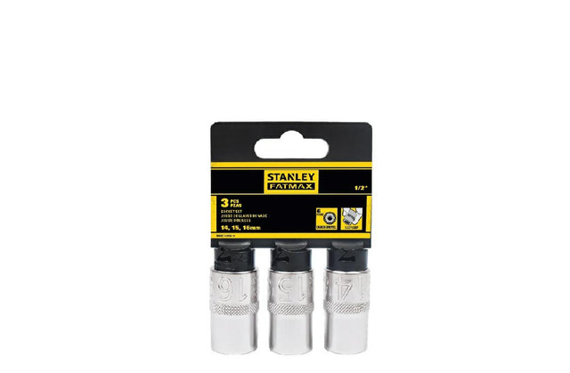 Stanley socket set 1 2 vetmax 21, 22, 24mm