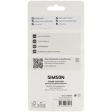 Simson remkabelset compleet rvs shim. nexus rollerbr. zwart