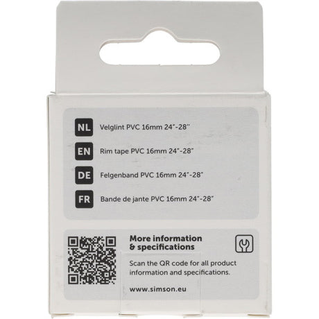 Simson velglint 24 28 inch 16mm pvc strong