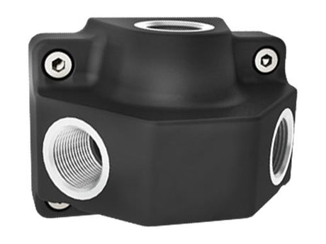 Alusic muurplaat in:1x3 4 uit:2x1 2