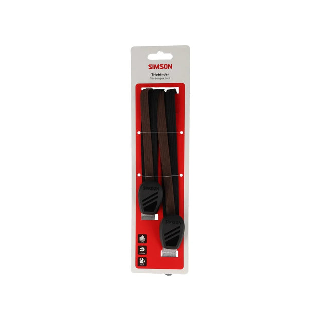 Simson triobinder 60cm zwart-bruin