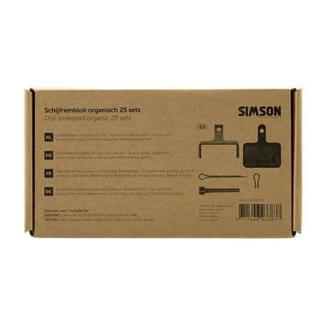 Rema tip top nederland b.v. simson schijfremblok organisch (25st)