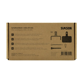 Rema tip top nederland b.v. simson schijfremblok e-bike (25st)