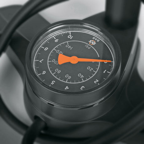 Sks vloerpomp airlite multivalve 10bar zw oranje