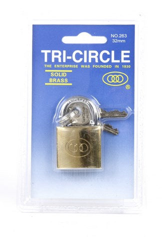 Rematiptop Tri Circle Padlock 38mm