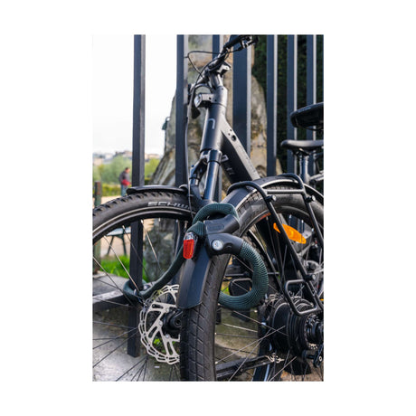 Abus fietsslot kettingslot - infinity loop 1806 - security level 6 - groen - 140 cm - geschikt voor elektrische fietsen en stadsfietsen