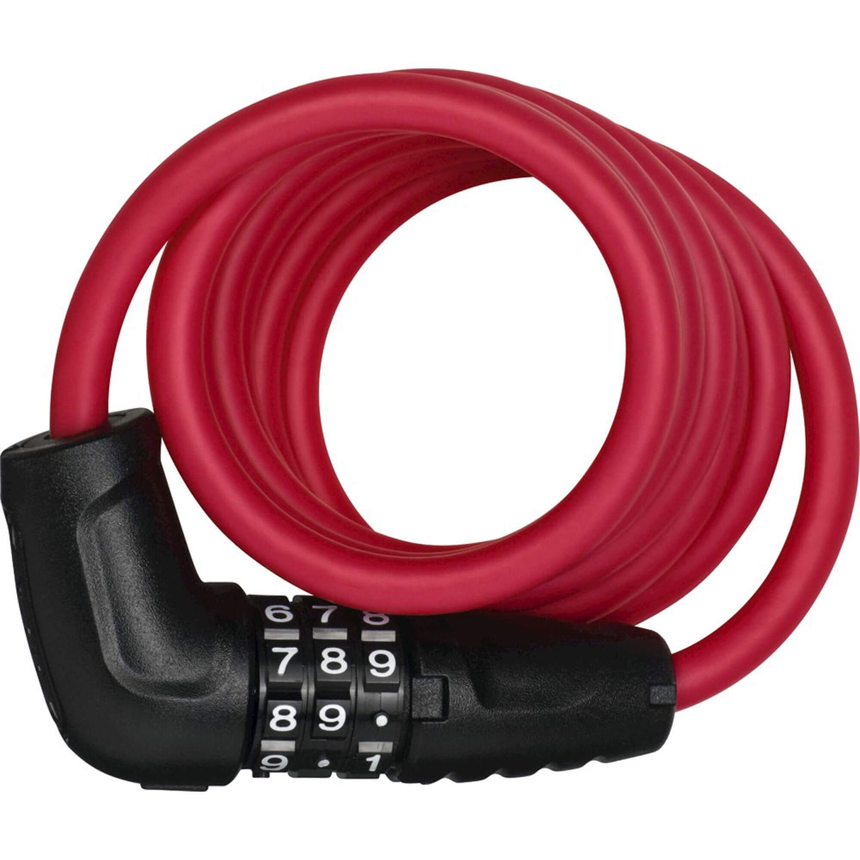 Abus number Spiral cable lock 150cm red