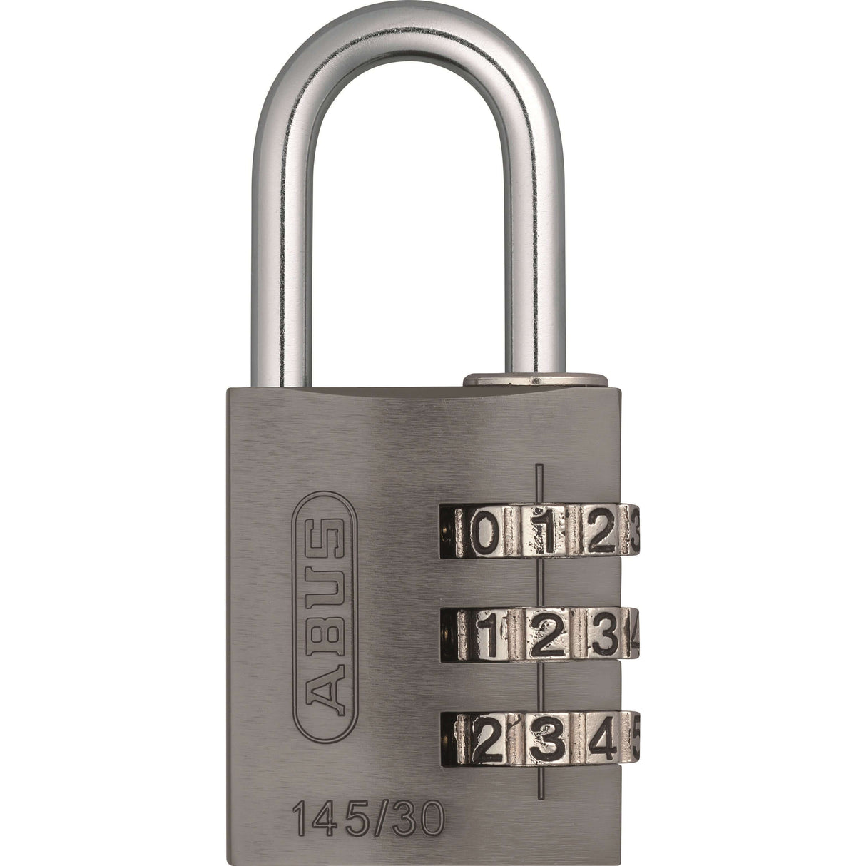 Abus number padlock 145 30 titanium