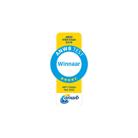 Abus Iven Chain 8210 85 - ART2 kettingslot (85cm) - Zwart