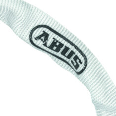 Abus Chain Lock 1500 60 Web White - 4mm tykk - 60 cm - Sporty hvit sykkelås