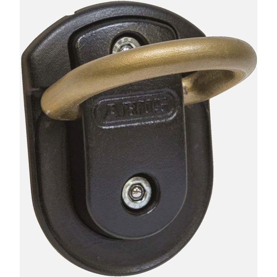 Abus WBA75 Muur- Vloeranker Slot - Zwart, 14mm dik, extreem hoge weerstand, geschikt voor kettingslot #AbusWBA75