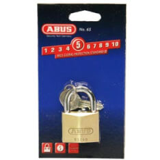 Abus candado 65 40 mm de oro - Llave de llave - 5 cm