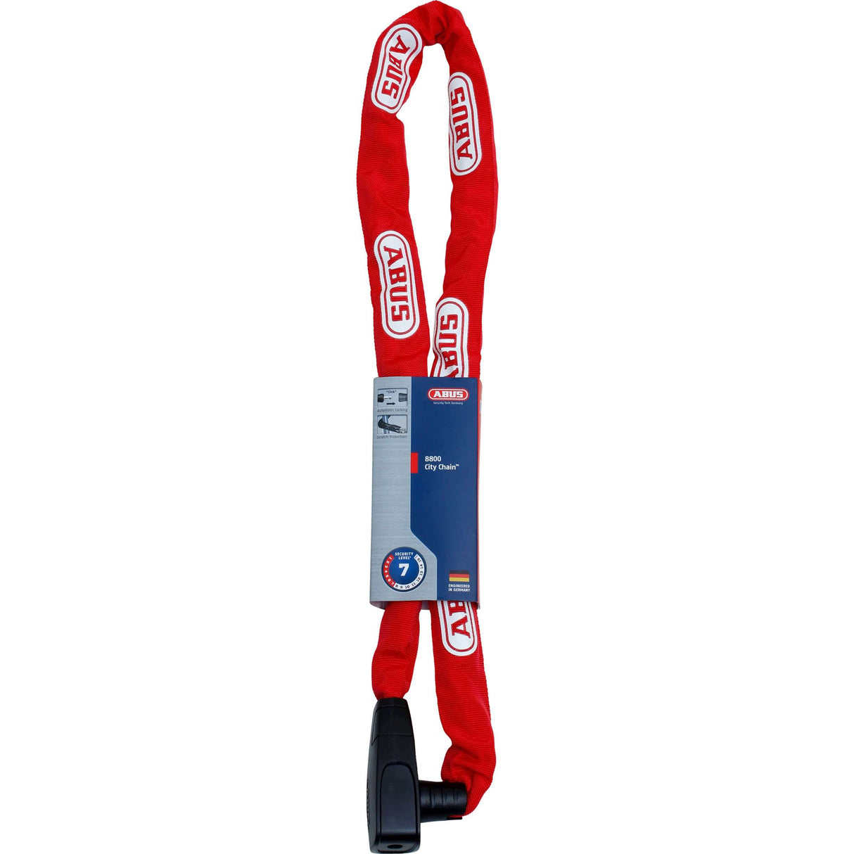 Abus CityChain 8800 95 rood - fietskettingslot