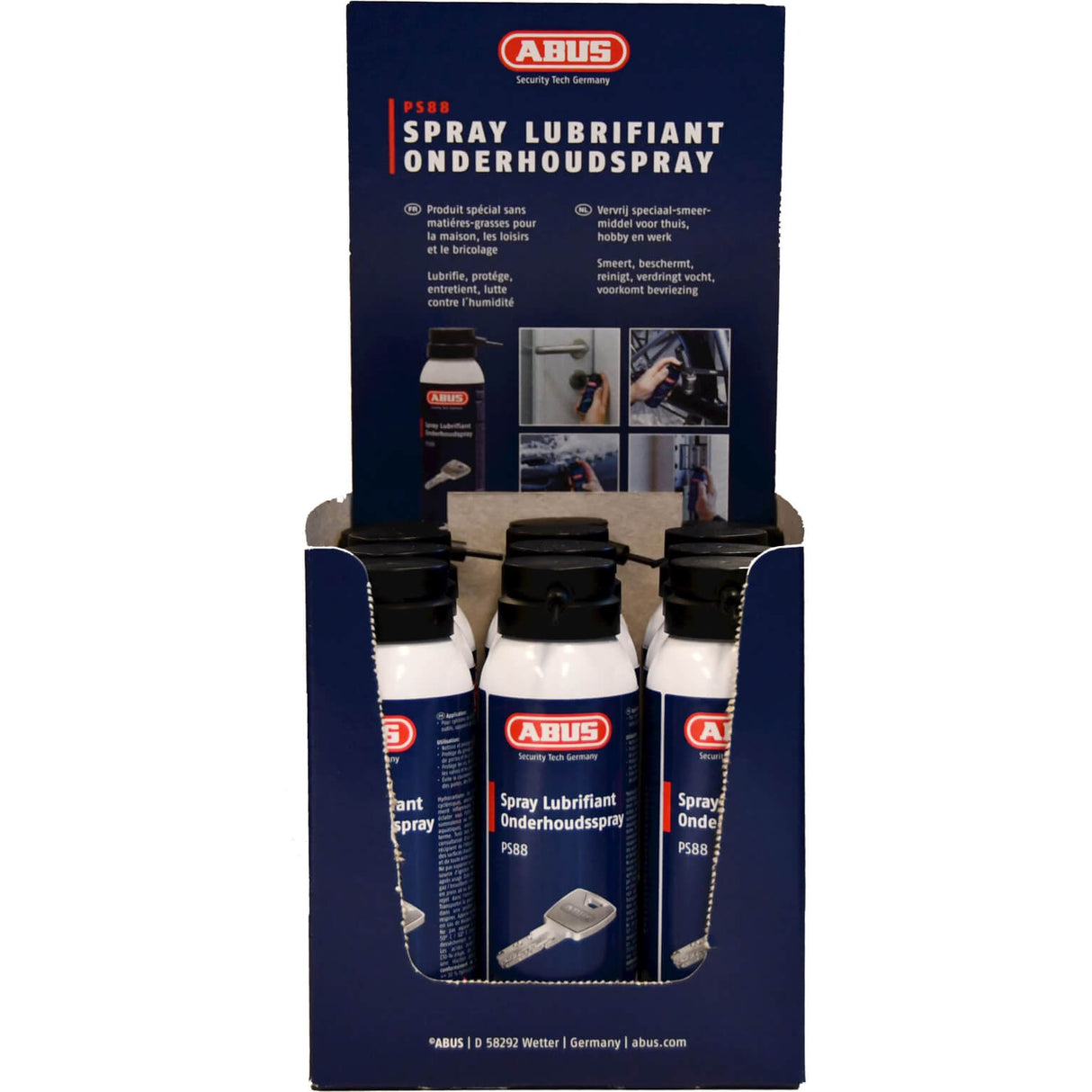 Abus Display onderhoudsspray PS88 12 x 125ml