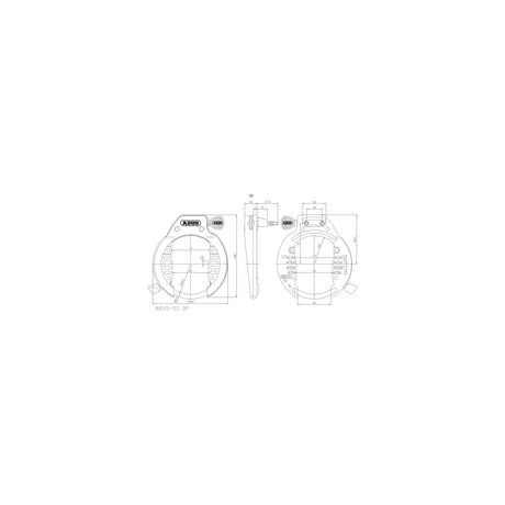 Abus ringslot 52 lh r