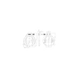 Abus bb0901a 52lh r ringslot
