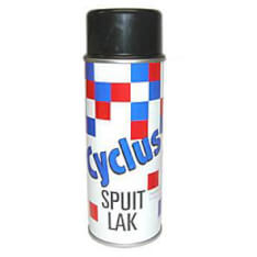 Cycplus cycle spray lacquer 400ccc noir brillance