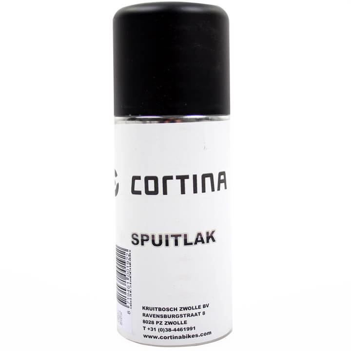 Cortina Spray Lacquer Uzz69005 Jet Black Matt 150ml