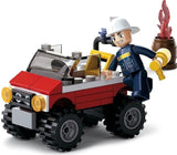 Sluban brandweer jeep : 58 stuks (m38-b0621)